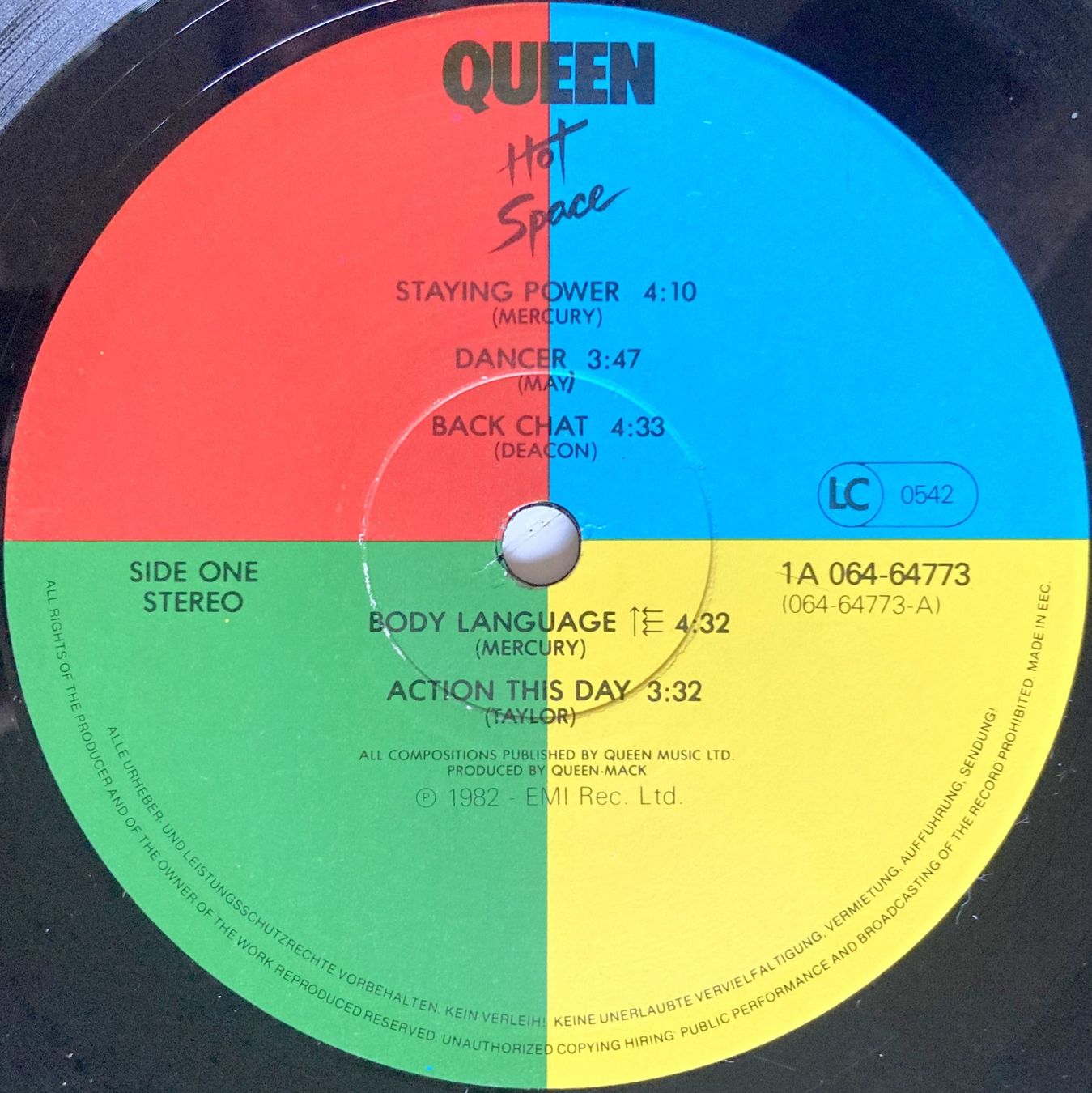 Vinyles: QUEEN - HOT SPACE – D'occasion à Bottens par hotter-than-hell 3
