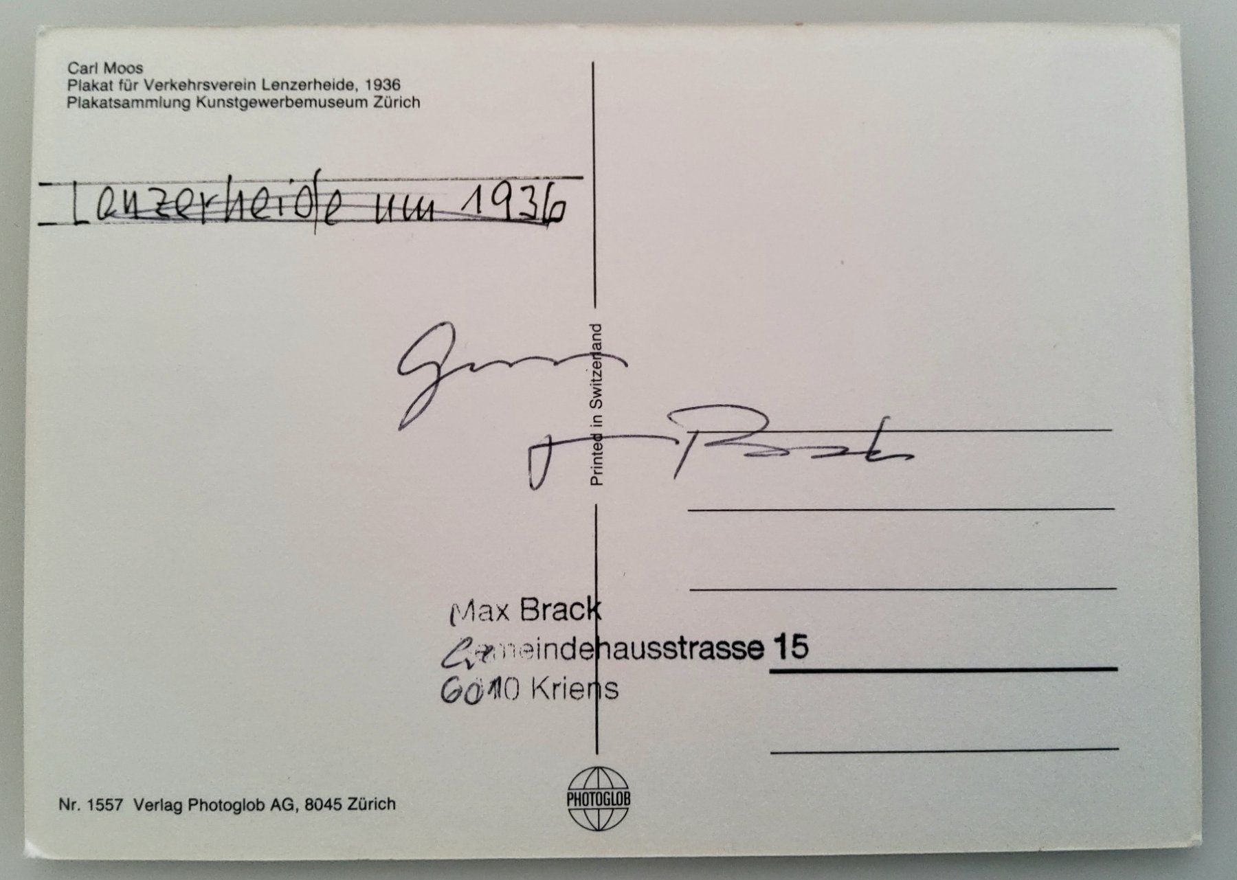 Cartoline postali: Ansichtskarte Lenzerheide Repro-Karte – Usato da Buchrain venduto da mue_kru 1