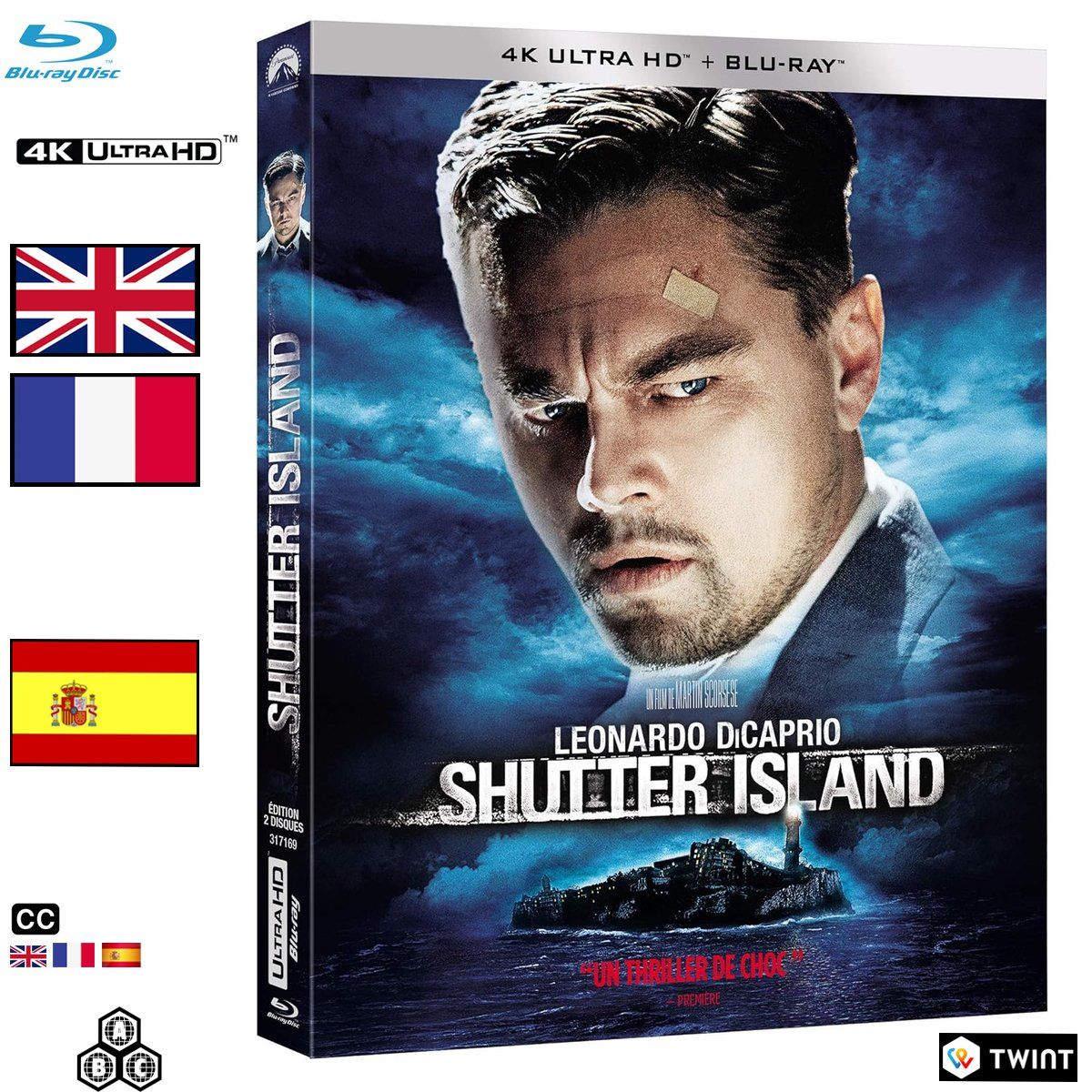 Tutti i DVDs: Shutter Island (2010) - 4K UHD + Blu-ray – Usato da Semsales venduto da __Florian__