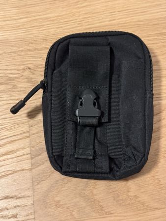 Schwarze Airsoft Tasche, vielseitig verwendbar, Top Zustand