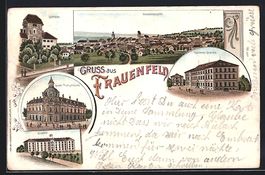 Litho Frauenfeld, Kaserne, Kantonsschule