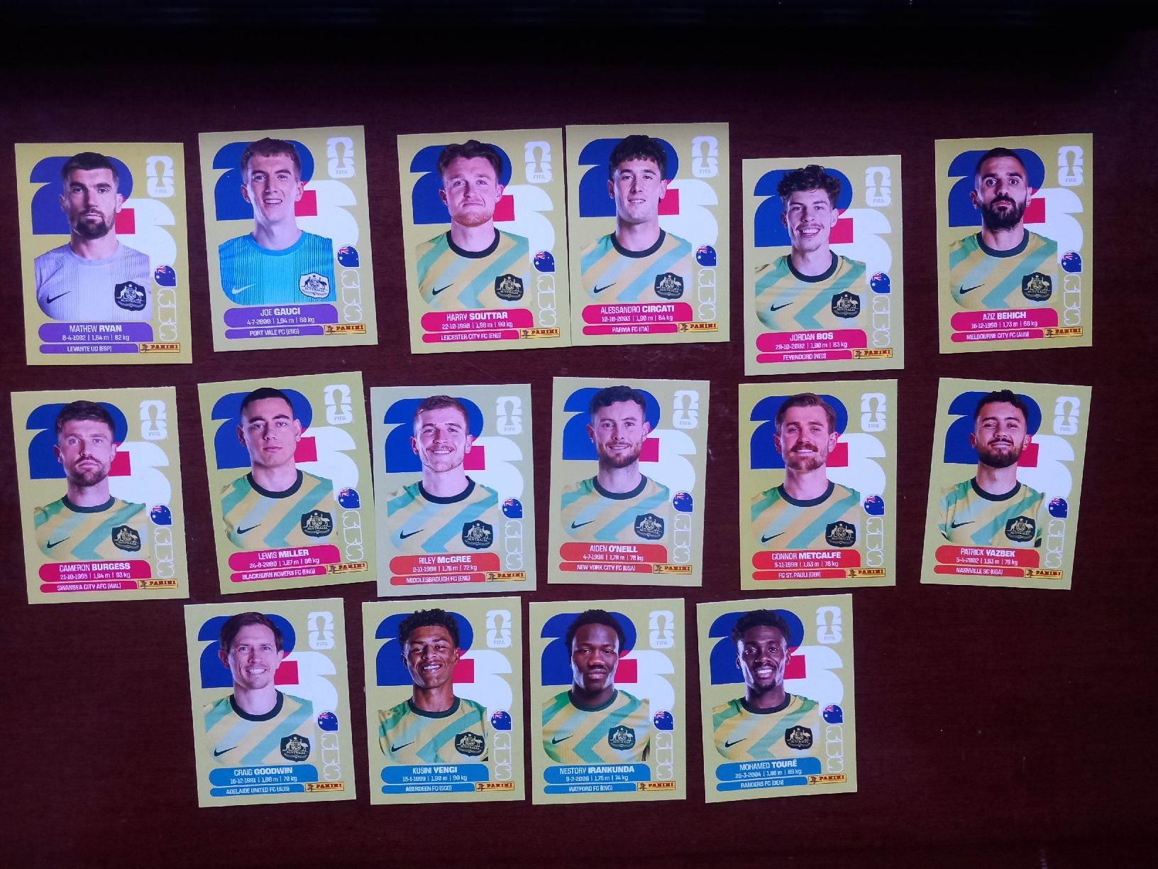 Panini Carte collezionabili: Stickers Panini World Cup 2026 Team AUS  – Usato da Salavaux venduto da Lune_Diurne