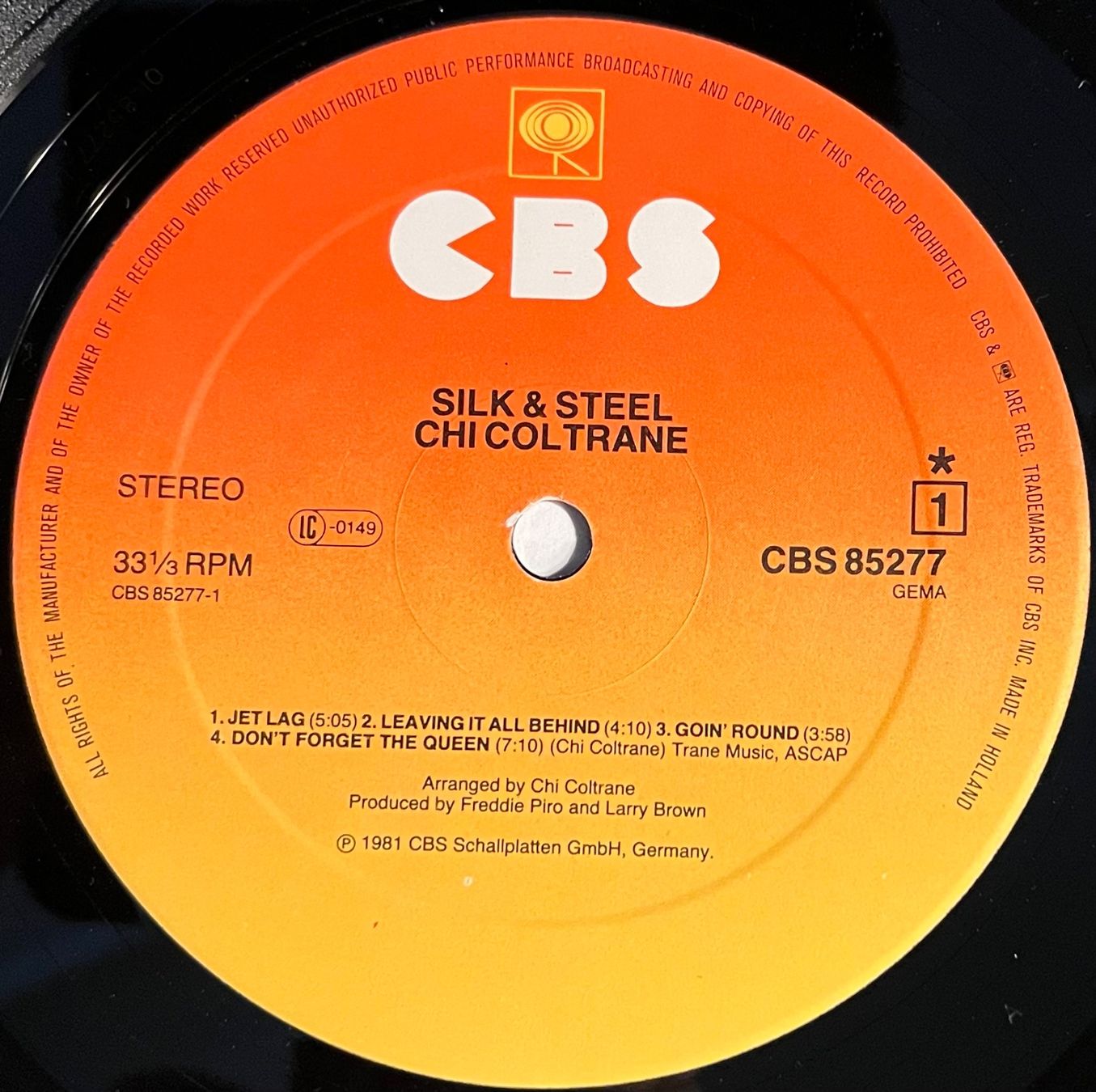 Vinyles: CHI COLTRANE - SILK & STEEL - 33 Tours – D'occasion à Bussigny par vinyl-pas-cher 2