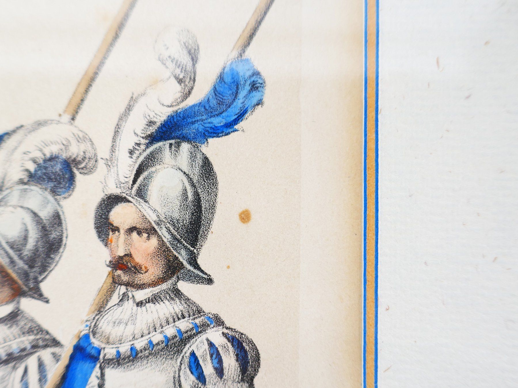 Dipinti: Gemälde: Caspar von Hertenstein mit seinem Panner – Usato da Urtenen-Schönbühl venduto da Restwert_Schoenbuehl 4