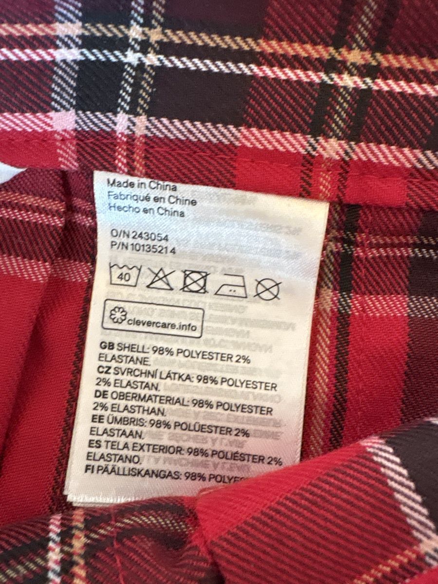 H&M Vestiti & Gonne: H und M Rock ROT Kariert Grösse 164 – Usato da Knonau venduto da ReMaaaan 3