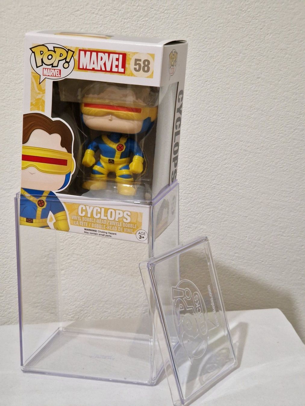 Marvel Figuren: Funko Pop Marvel X-Men Cyclops #58 + Acryl-Schutzhülle – Neu (gemäss Beschreibung) aus Igis von Vulleta.38 3