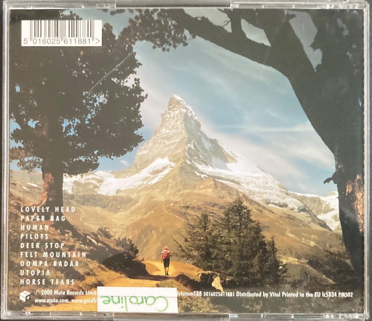 CD: GOLDFRAPP - FELT MOUNTAIN – Usato da Poliez-Pittet venduto da Newtown-Records 1