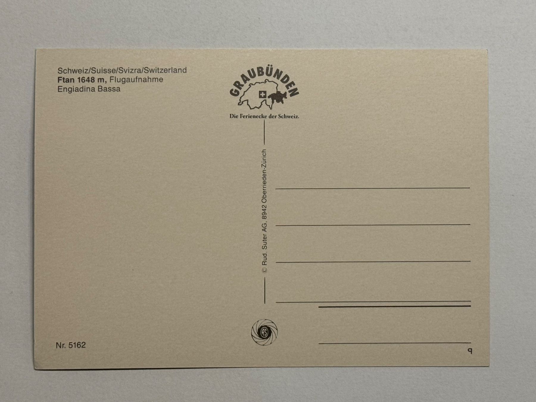 Cartoline postali: Postkarte Ftan Graubünden Sommer – Nuovo (secondo la descrizione) da Dietikon venduto da fairway 1