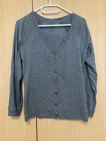 Graues Stoffjäckchen Gr. S