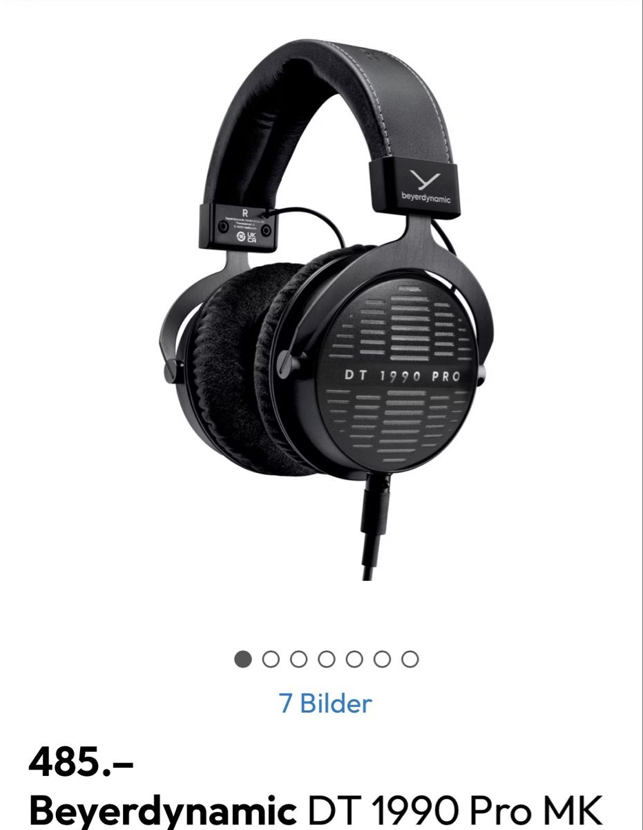 Beyerdynamic Cuffie: beyerdynamik DT 1990 Pro MK I – Usato da Eriz venduto da qot 1