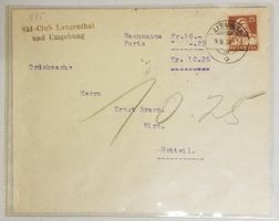 B31) 175, Tell 25 Rp. Braun Einzelfrankatur
