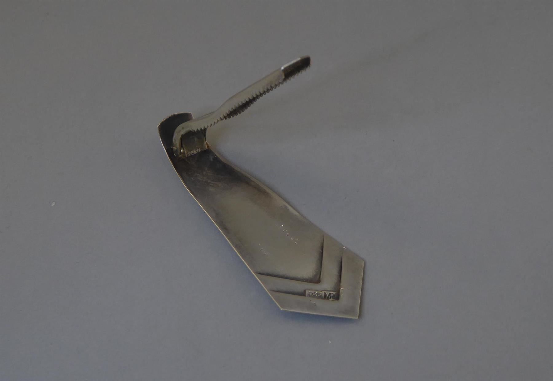 Broschen & Nadeln: Seltene Schalspange Tuchclip 925 Silber – Gebraucht aus Muri AG von Lineli2020 2
