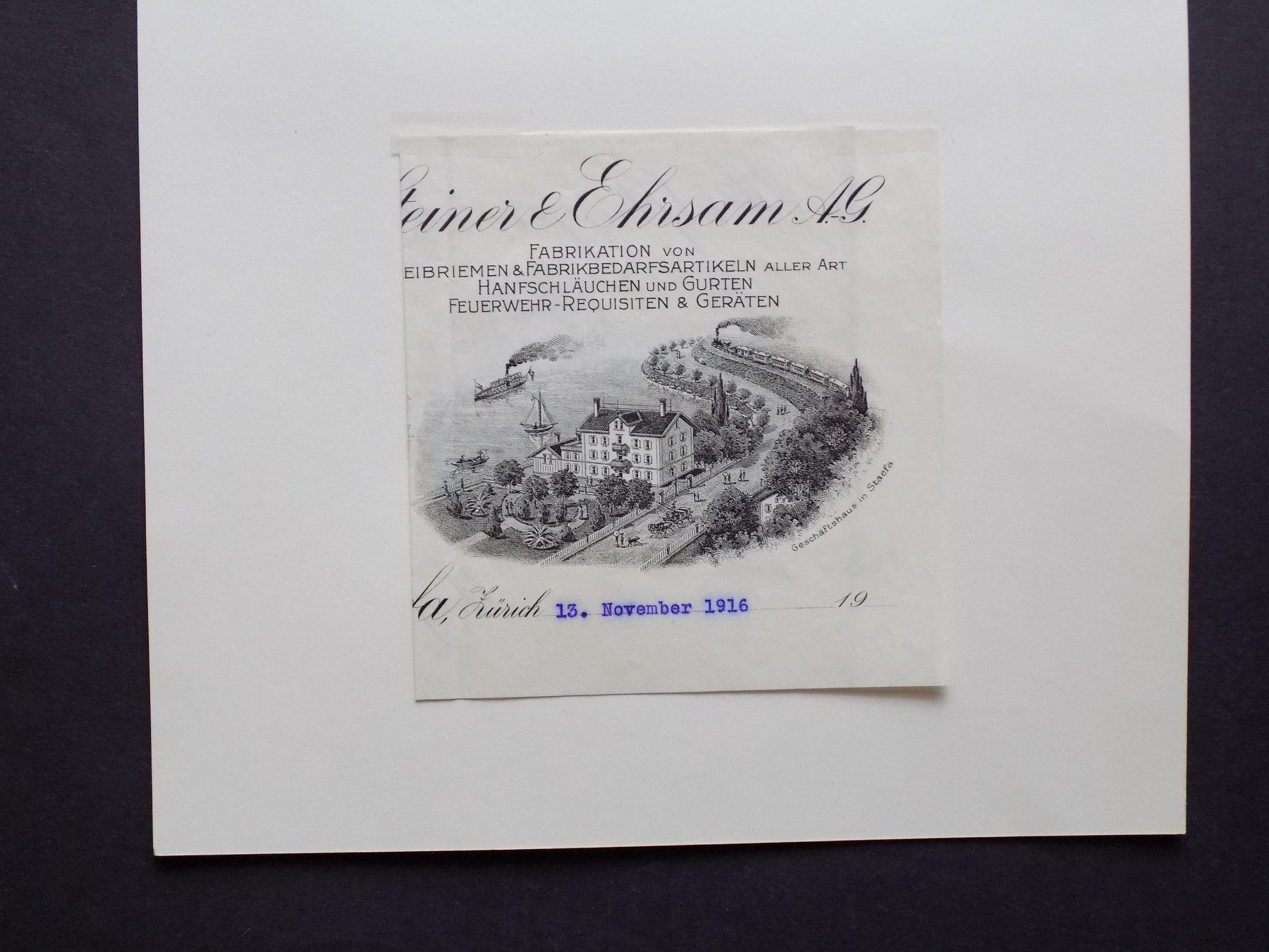 Gravures: Stäfa Briefkopf – D'occasion à Risch par Rischli15 1