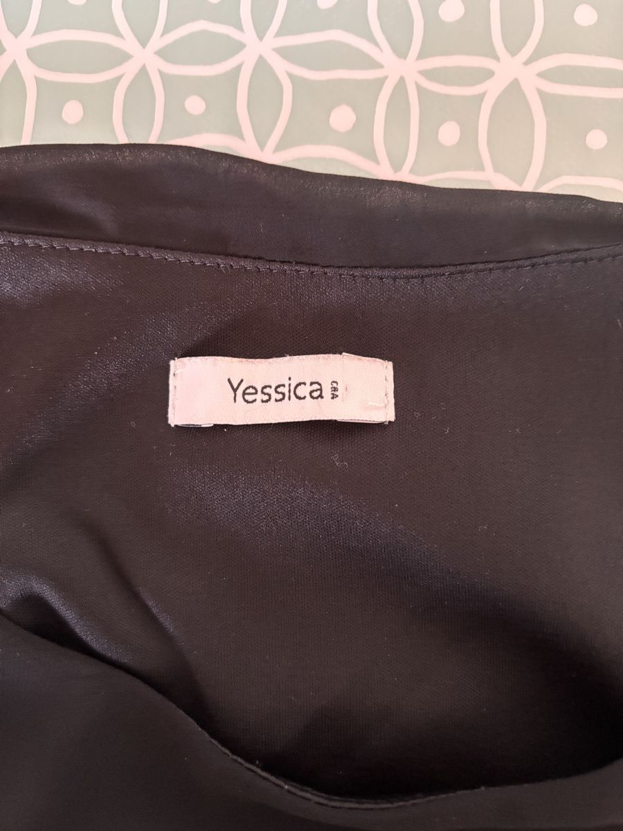 Vestiti: Kleid Yessica schwarz Grösse 38 Rüschen Schichtlook – Usato da Basel venduto da Pureza82 1