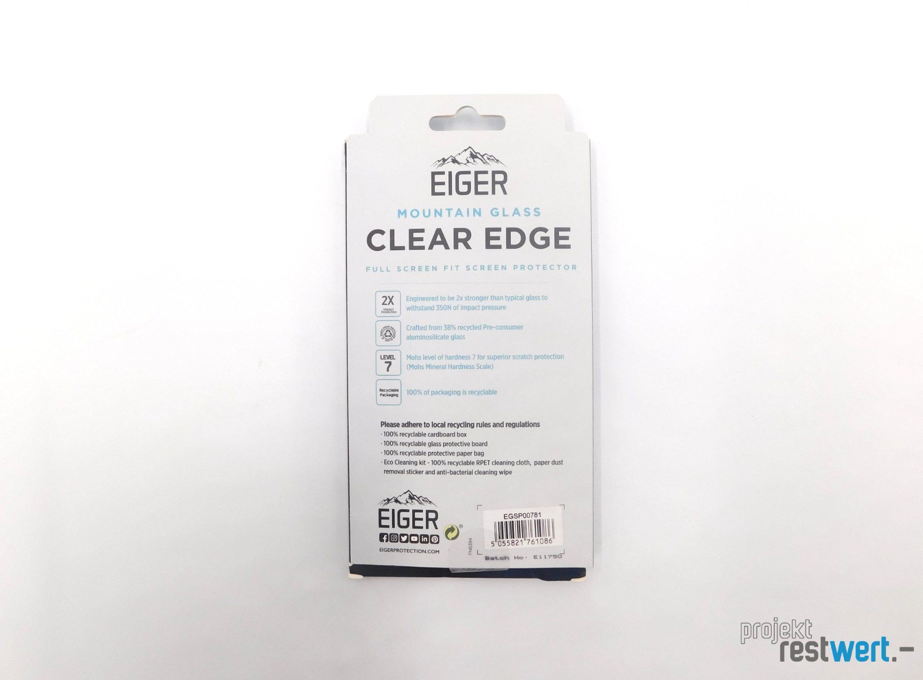 Ritocchi & pellicole di protezione: Mountain Glass Clear Edge von EIGER – Nuovo e nell'imballaggio originale da Bülach venduto da restwert_buelach 2