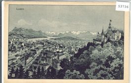 Luzern - Generalansicht - Litho