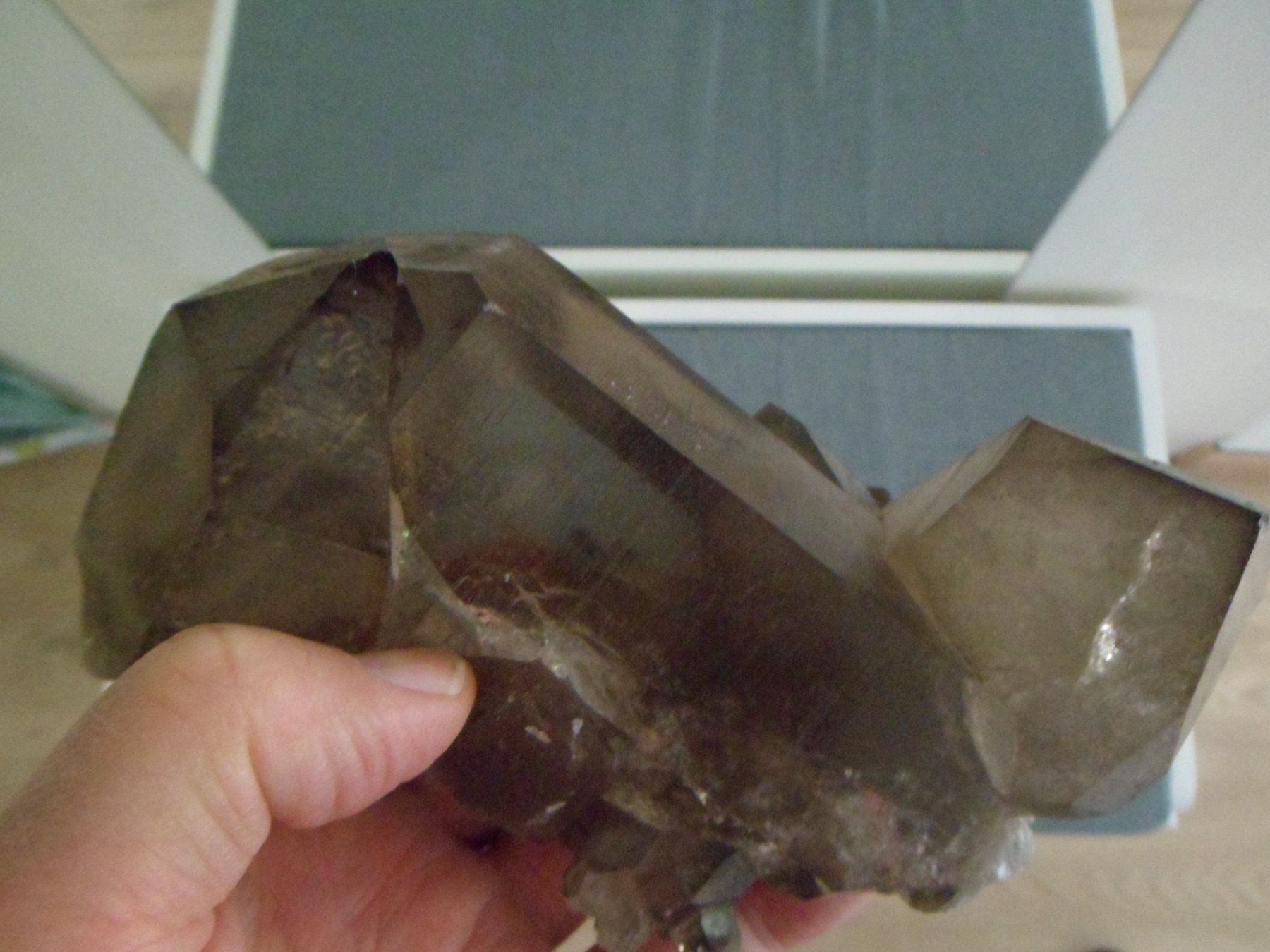 Minerali & Pietre curative: Rauchquarzstufe Schweiz – Usato da Affoltern am Albis venduto da Fossil60 2