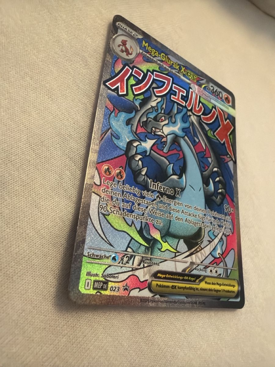 Pokémon Sammelbilder & Trading cards: Mega Glurak X EX / MEP 023 – Neu (gemäss Beschreibung) aus Urtenen-Schönbühl von Hattrick3 1