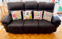Neuwertiges, modernes, elektrisches 3er Relaxsofa