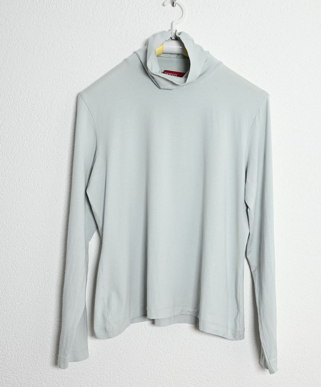 Maglioni & Felpe: Bianca Rollkragenpullover, Gr. 40, hellblau – Usato da Dürnten venduto da pema28 4