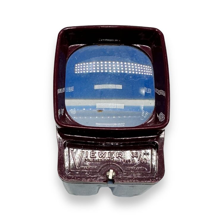 Visionneuse De Poche COROR Diapositives + Boîte Vintage – Fabriquée En France