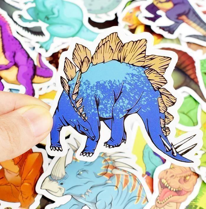 Aufkleber: 50 autocollants Dinosaure – Neu und originalverpackt aus Gurmels von Swisspod 1