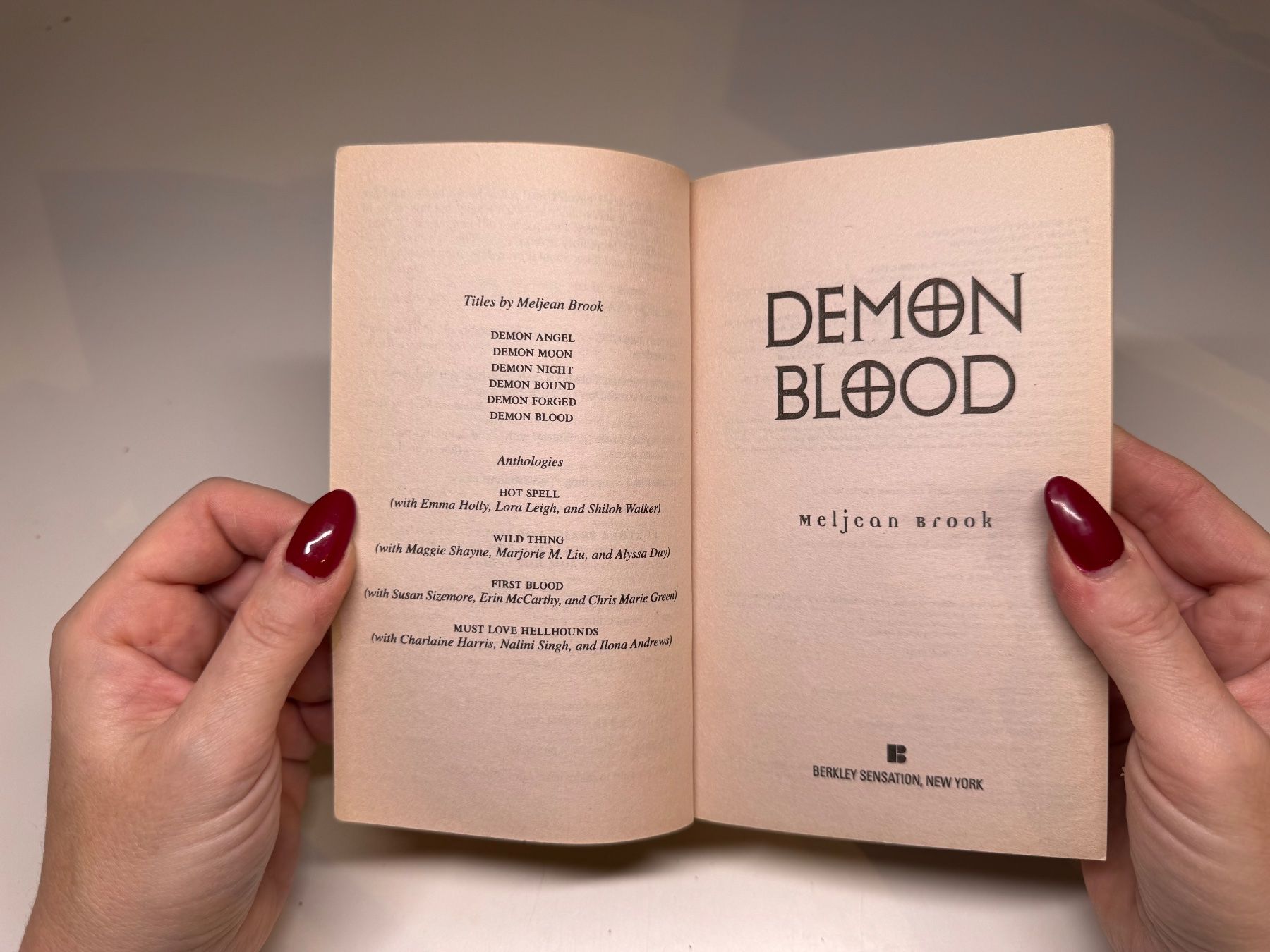Livres: NOVEL: Meljean Brook, Demon Blood – D'occasion à Grosswangen par English_books 2