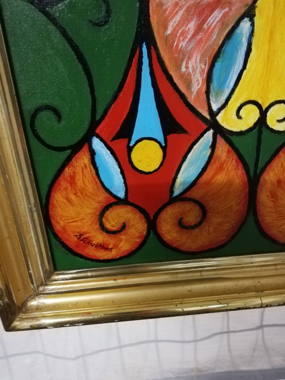 Dipinti: Oelbild  Muschel-Orchester – Usato da Weggis venduto da daisyflower 1