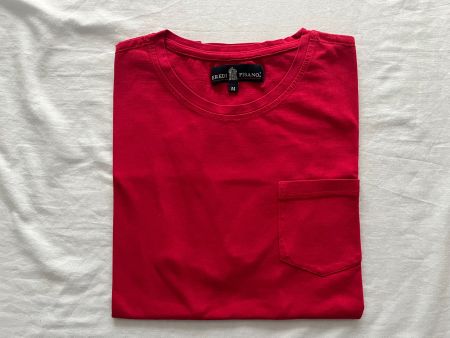 Herren T-Shirt "Eredi Pisano" Farbe rot Grösse M