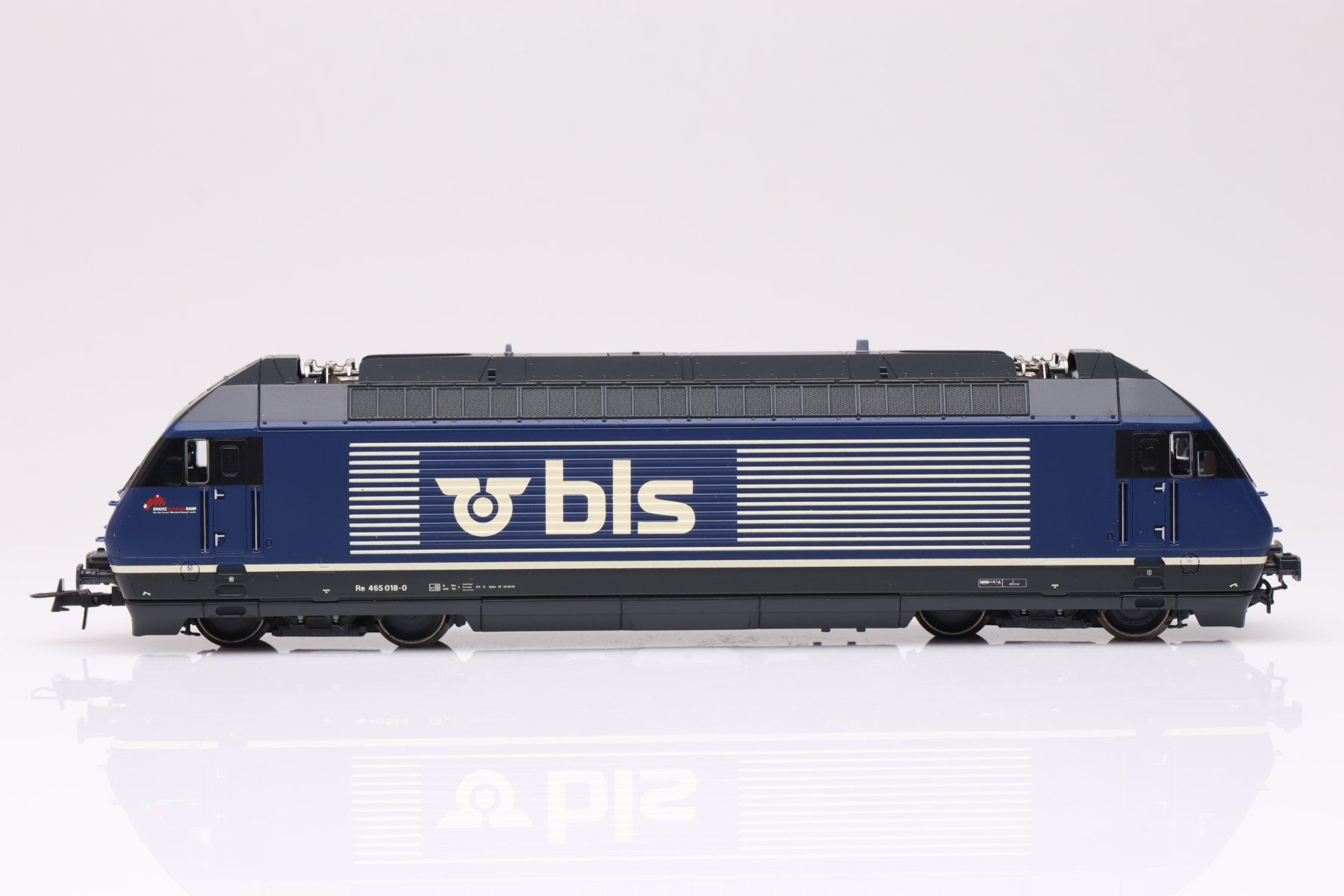 Roco Modellini di ferrovie: Roco 62399 BLS Re 465 018-0 E-Lok DC, H0 – Usato da Ried (Muotathal) venduto da Modellbahn.swiss 2