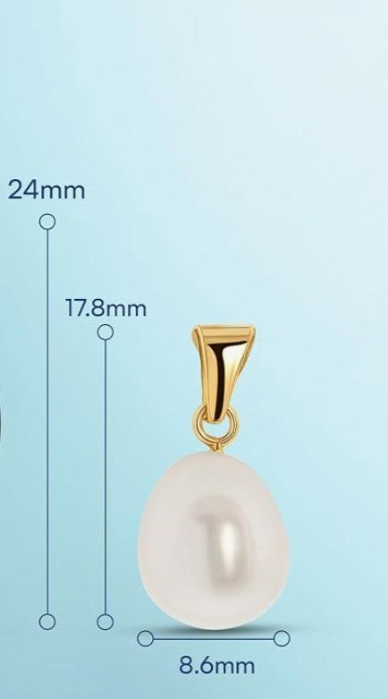 Anhänger: Anhänger 9k und echte Perle – Neu und originalverpackt aus Hemmental von BlingBling1 3
