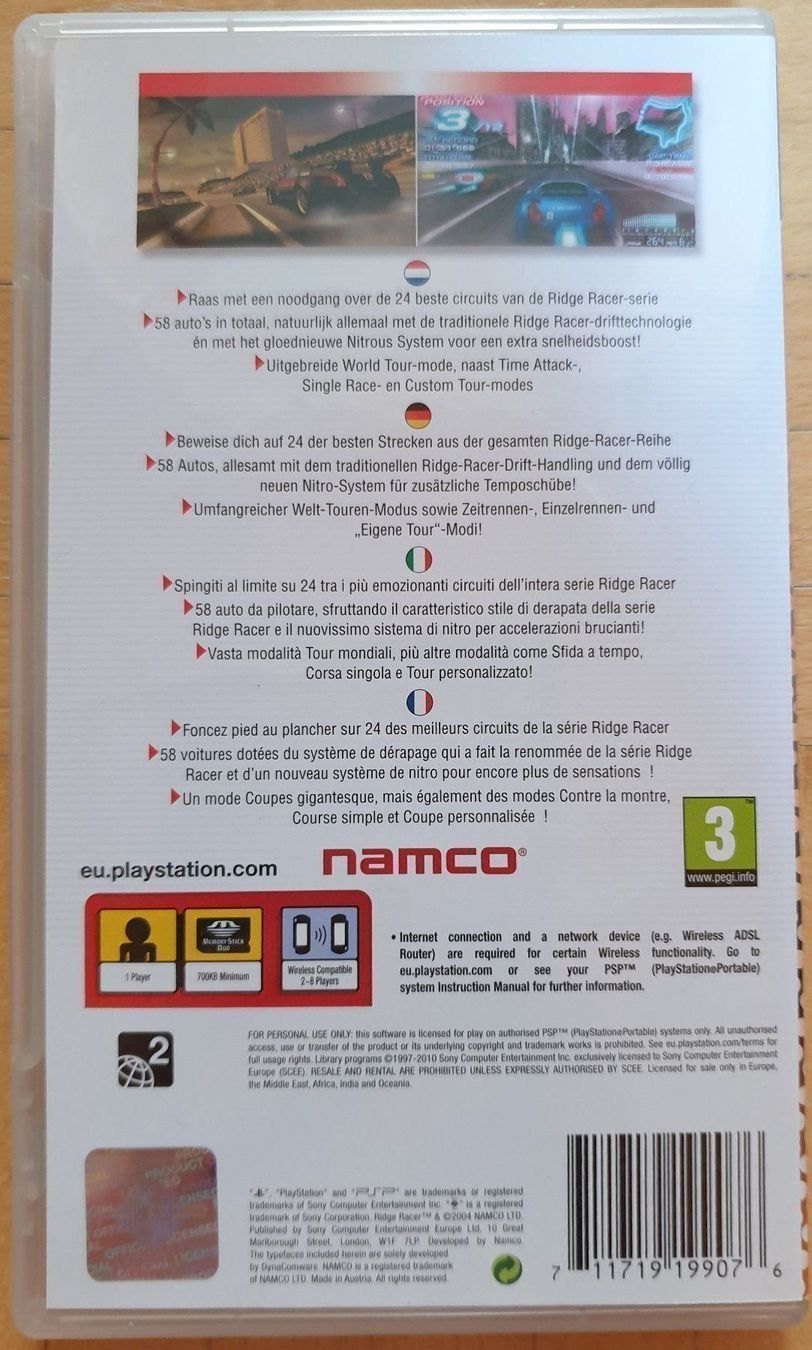 Sony Giochi: PSP : Ridge Racer – Usato da Froideville venduto da xXSebastienXx 1