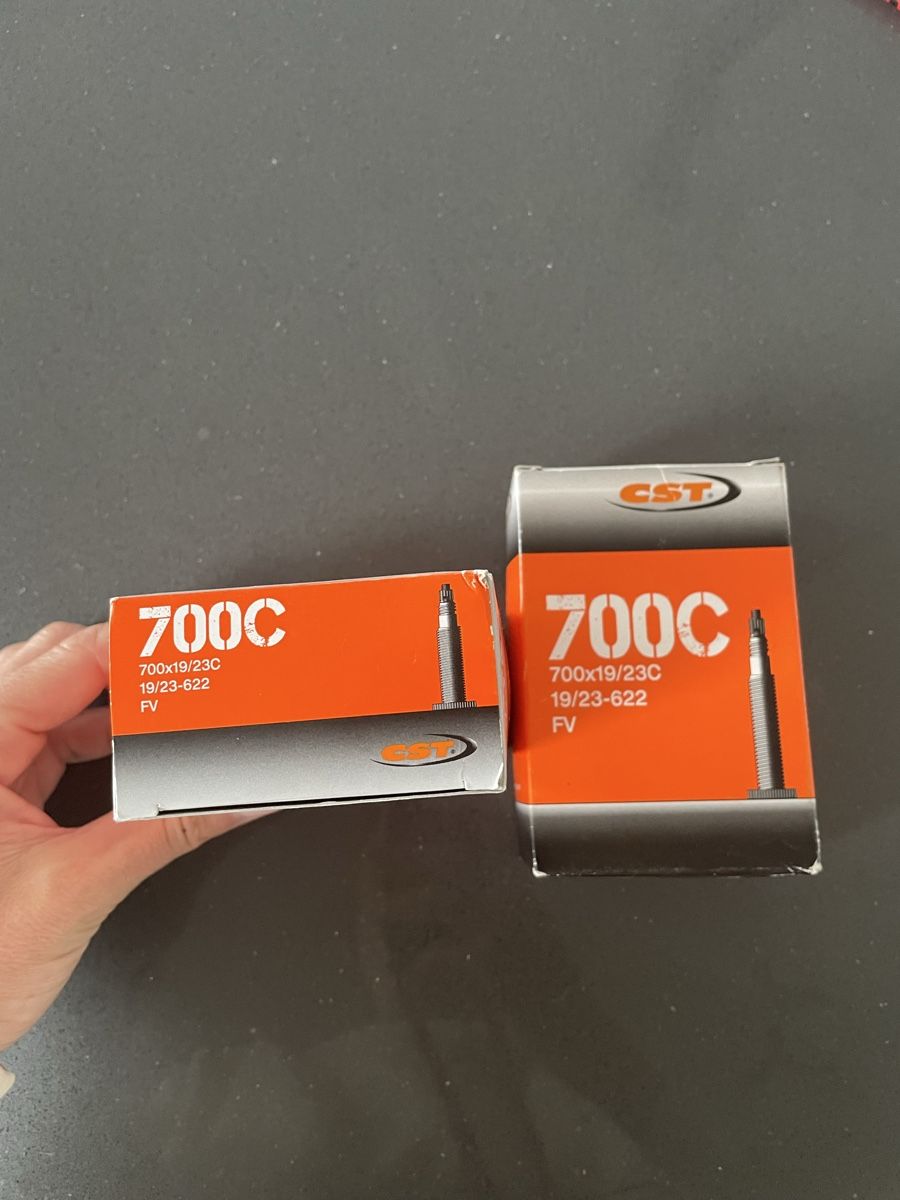 Ersatzteile: 2x Veloschlauch 700x19/23C  – Neu und originalverpackt aus Müllheim-Dorf von Wilernaescht 1