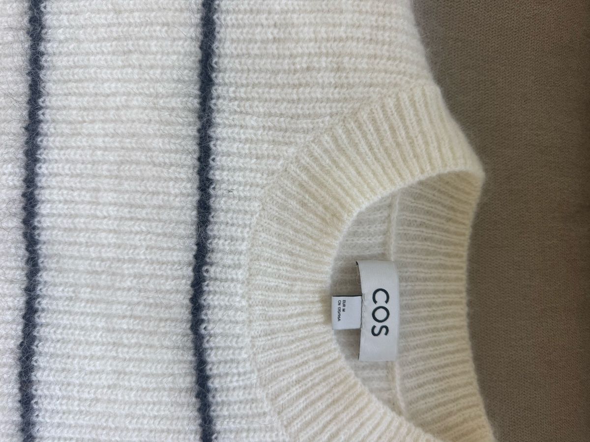 Cos Pullover & Sweatshirts: Pullover COS gestreift weiss schwarz – Neu (gemäss Beschreibung) aus Zug von lari_ 2
