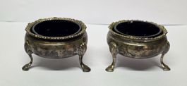 Walter Crisp Salts, Salz/Pfeffer 925 Sterling Silber ca.1773