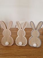 3er Set: Süsse Osterhasen aus Holz🐰🌷