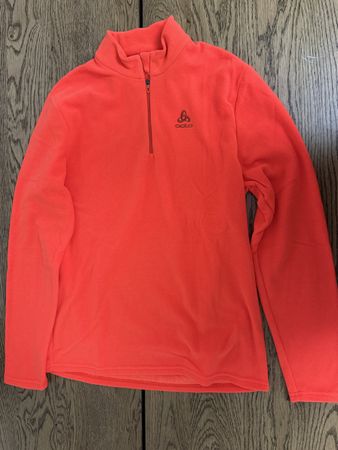 Odlo Fleece-Sweatshirt, orange, Größe L
