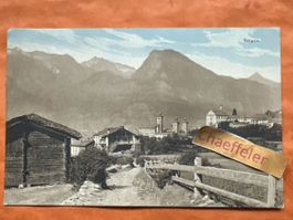 Alte Ansichtskarte Brigue, Berge, Rarität, guter Zustand