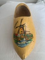 Dutch wooden clog, 23cm long, hand painted 