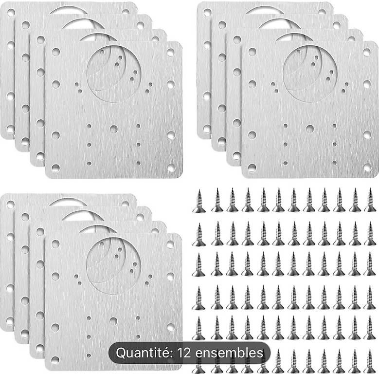 Ecriteaux: Plaques adaptateur charnières – D'occasion à Ménières par 30A 2