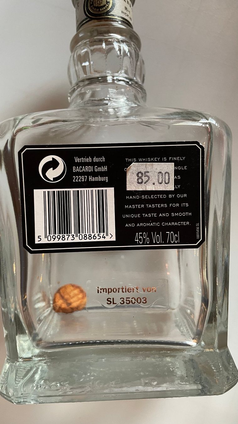 Altro: Jack Daniel's Single Barrel Select Flasche - Leer für Deko. – Usato da Glattfelden venduto da cybermaxx 1