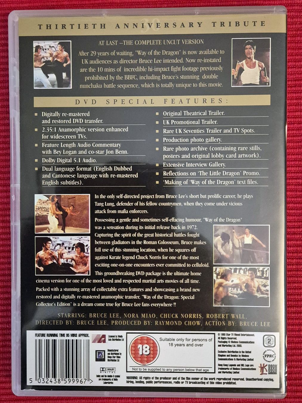 Tutti i DVDs: Bruce Lee-Set / 4 Filme / UK-Import – Usato da Chur venduto da big_5zx8 4