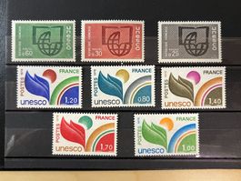 Timbres UNESCO 1966 1976 1978 Neufs**