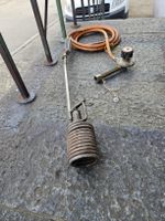 Abflammgerät mit Gasschlauch und Druckregler gebraucht