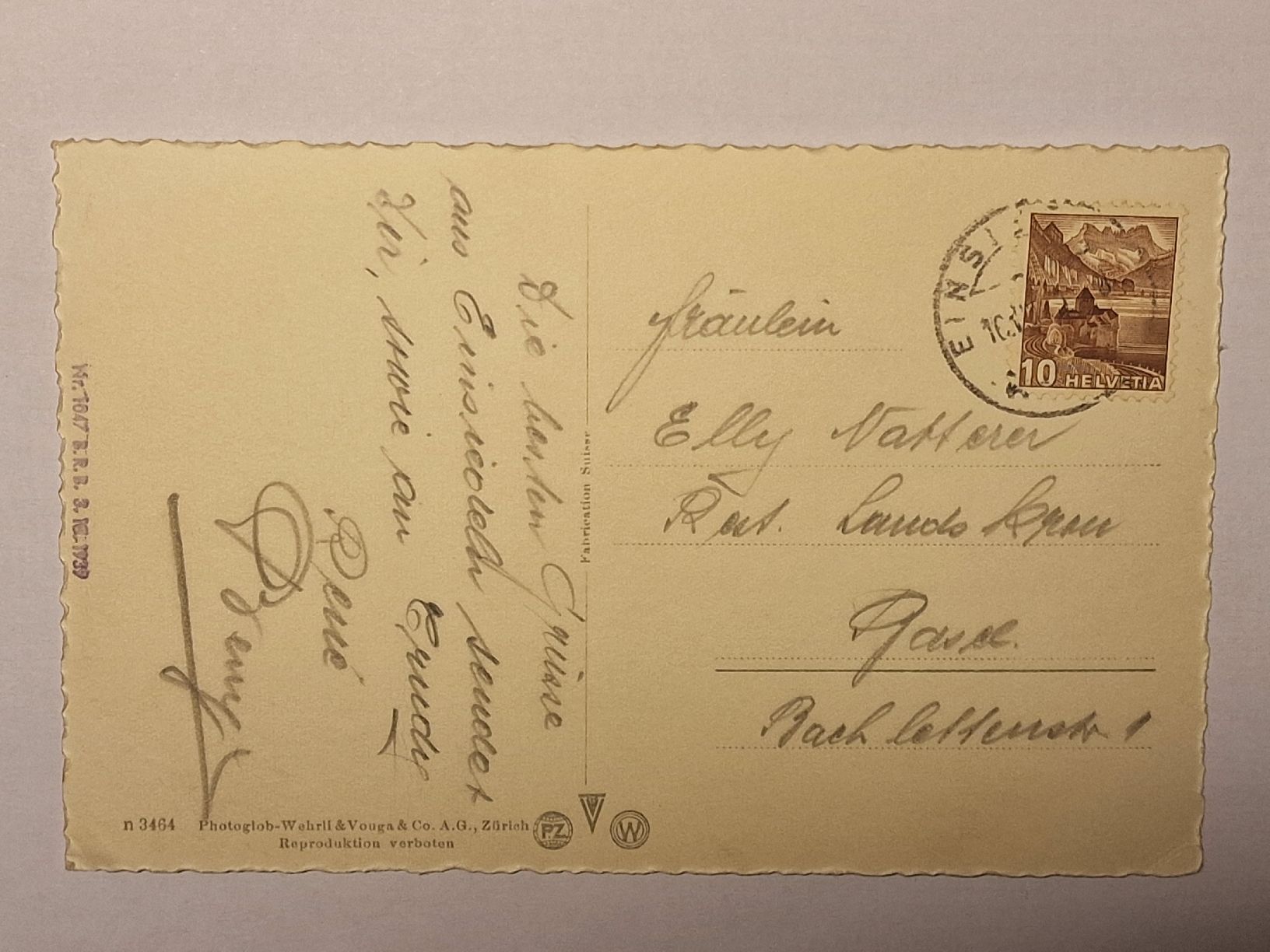 Cartoline postali: Einsiedeln, Kloster – Usato da Rüegsauschachen venduto da Hbru 1