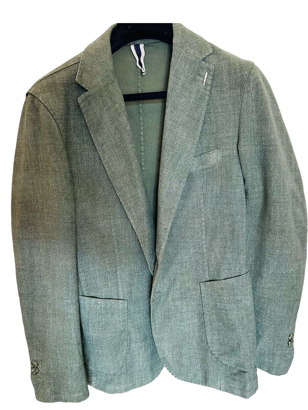 Jacken: Giacca uomo taglia 52 = 48 EU verde  cotone elastan – Gebraucht aus Cureglia von myr_9v25