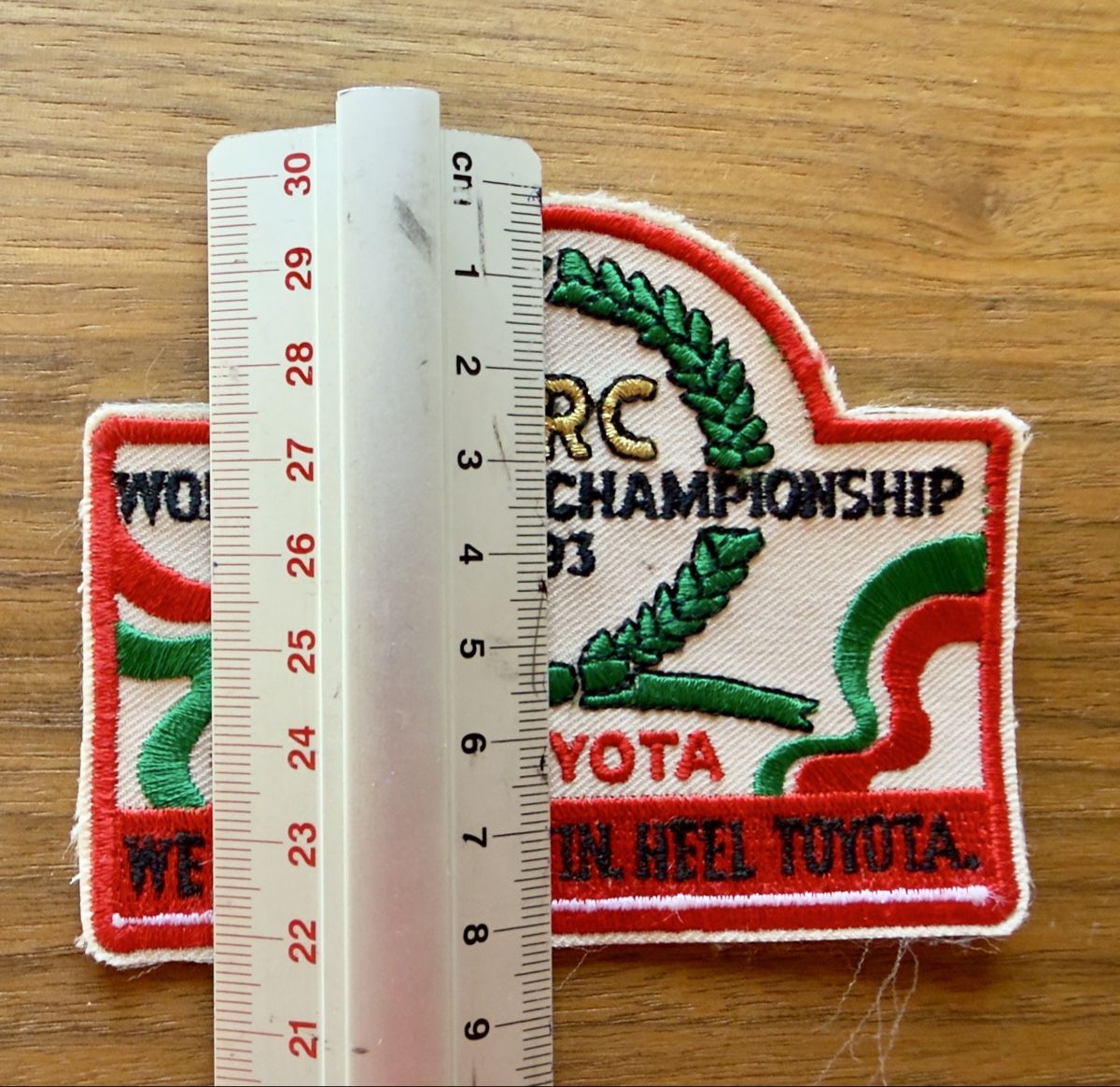 Toppe: Aufnäher Stick Stoff Patch  Toyota WRC 1993 – Nuovo (secondo la descrizione) da Haegendorf venduto da Chruege 1