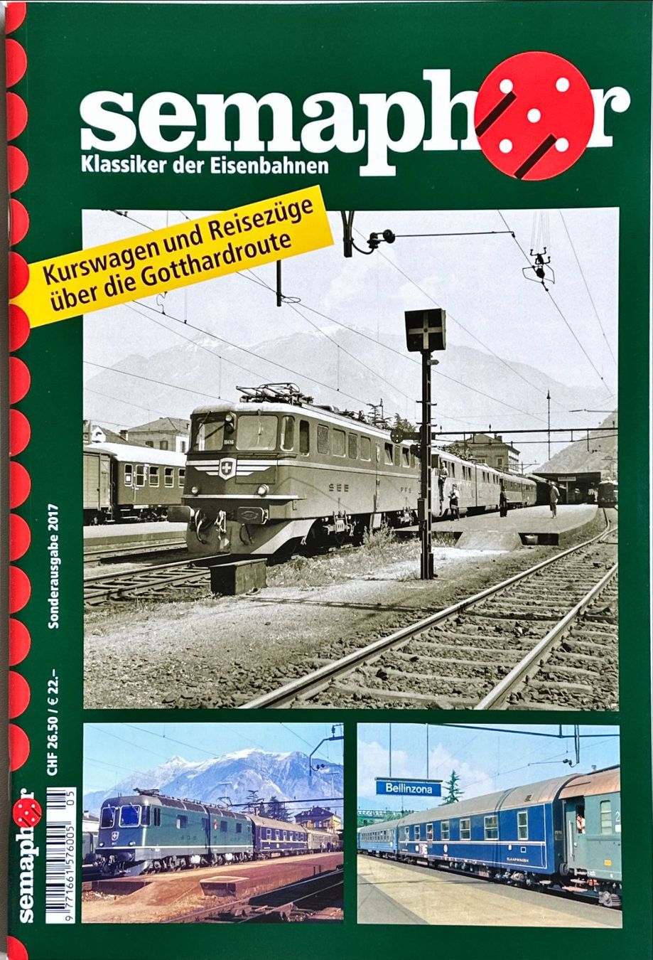 Riviste & Magazine: Semaphor Sonderausgabe 2017 – Nuovo e nell'imballaggio originale da Murgenthal venduto da View