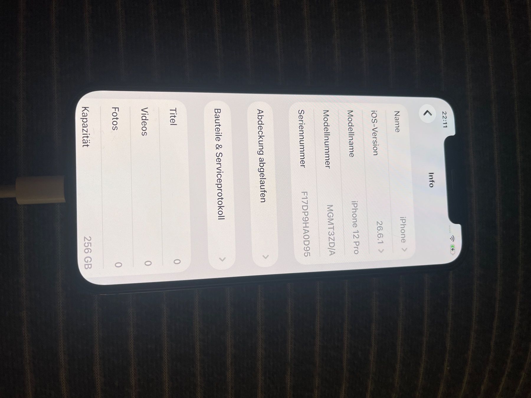 Apple Handys / Smartphones: Apple iPhone 12 Pro  mit Originalverpackung – Gebraucht aus Luzern von M.Ai 7