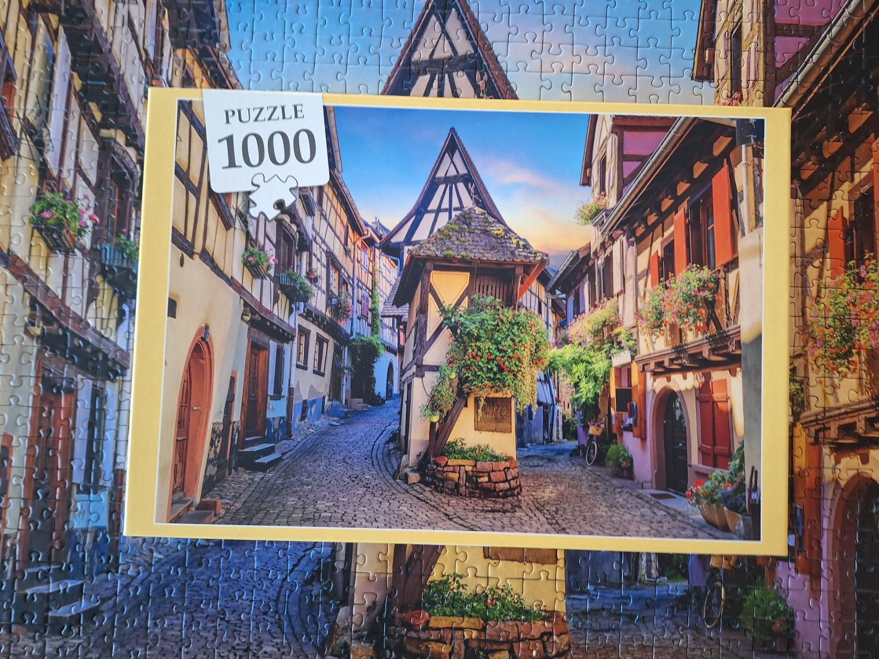 Puzzle: Puzzle  " EGUISHEIM WEINDORF IM ELSASS " – Usato da Dornach venduto da kurtbahn 1